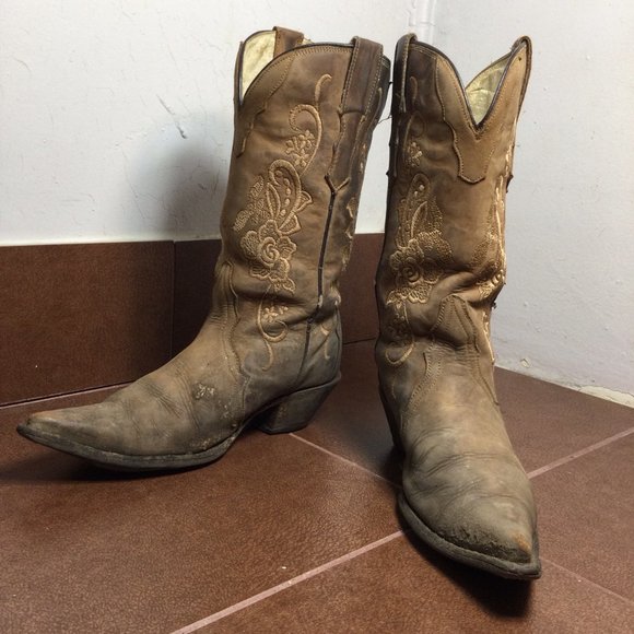 Rudel 90s women  leather cowboy boots - Picture 3 of 10